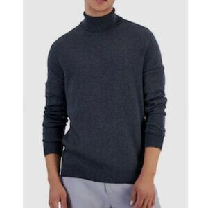 Alfani Men Turtleneck Sweater Dark Lead Heather Size XXL